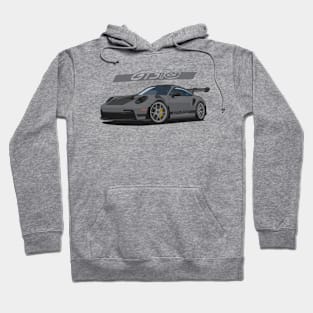 Car 911 gt3 rs dark grey Hoodie